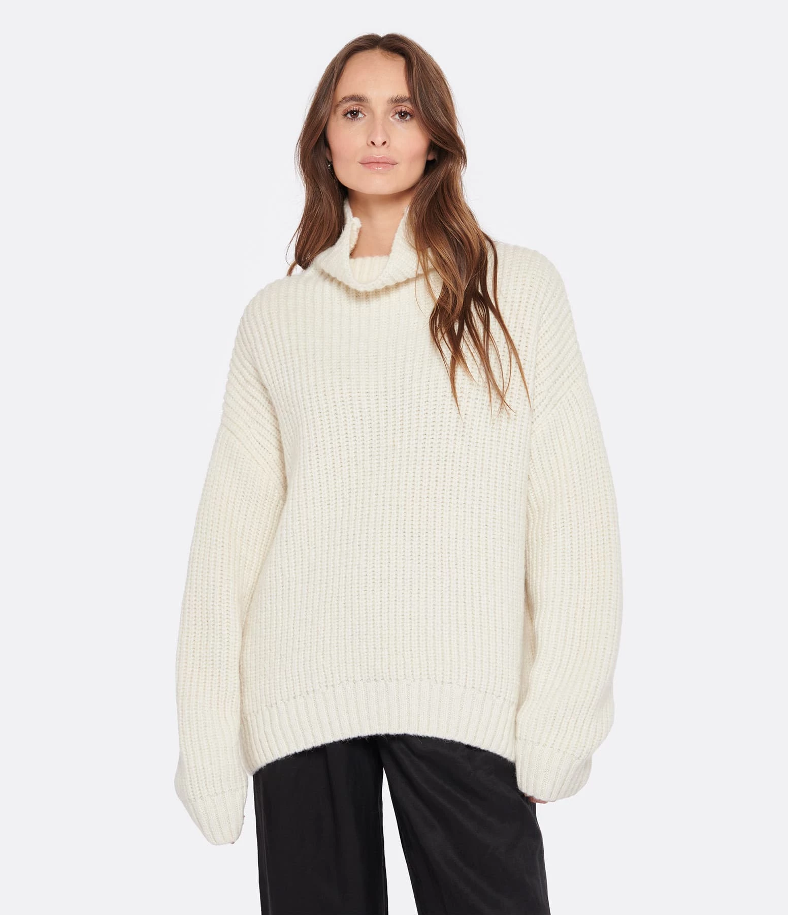 ANINE BING Pull Sydney Alpaga Ivoire 3 ANINE BING Pull Sydney Alpaga Ivoire – Image 3