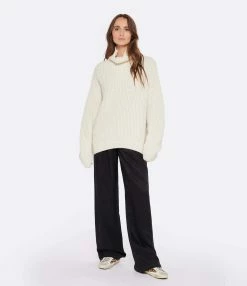 ANINE BING Pull Sydney Alpaga Ivoire 8 ANINE BING Pull Sydney Alpaga Ivoire -Majestic Filatures shop anine look20221220 230