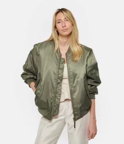 ANINE BING Veste Bomber Leon Kaki -Majestic Filatures shop anine look20230125 36