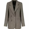 ANINE BING Veste Blazer Raquelle Laine Marron
