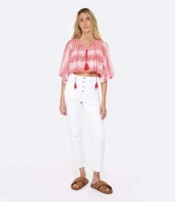 ANTIK BATIK Top Court Amelie Rose 9 ANTIK BATIK Top Court Amelie Rose -Majestic Filatures shop antik look20230111 381