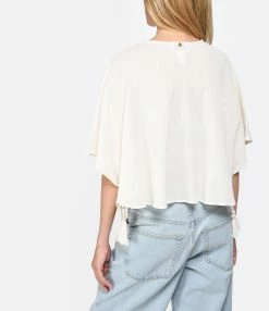 ANTIK BATIK Blouse Lilou Crème -Majestic Filatures shop antik look20230215 460