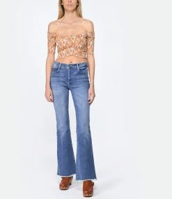 ANTIK BATIK Top Blossom Rouille 8 ANTIK BATIK Top Blossom Rouille -Majestic Filatures shop antik look20230215 86