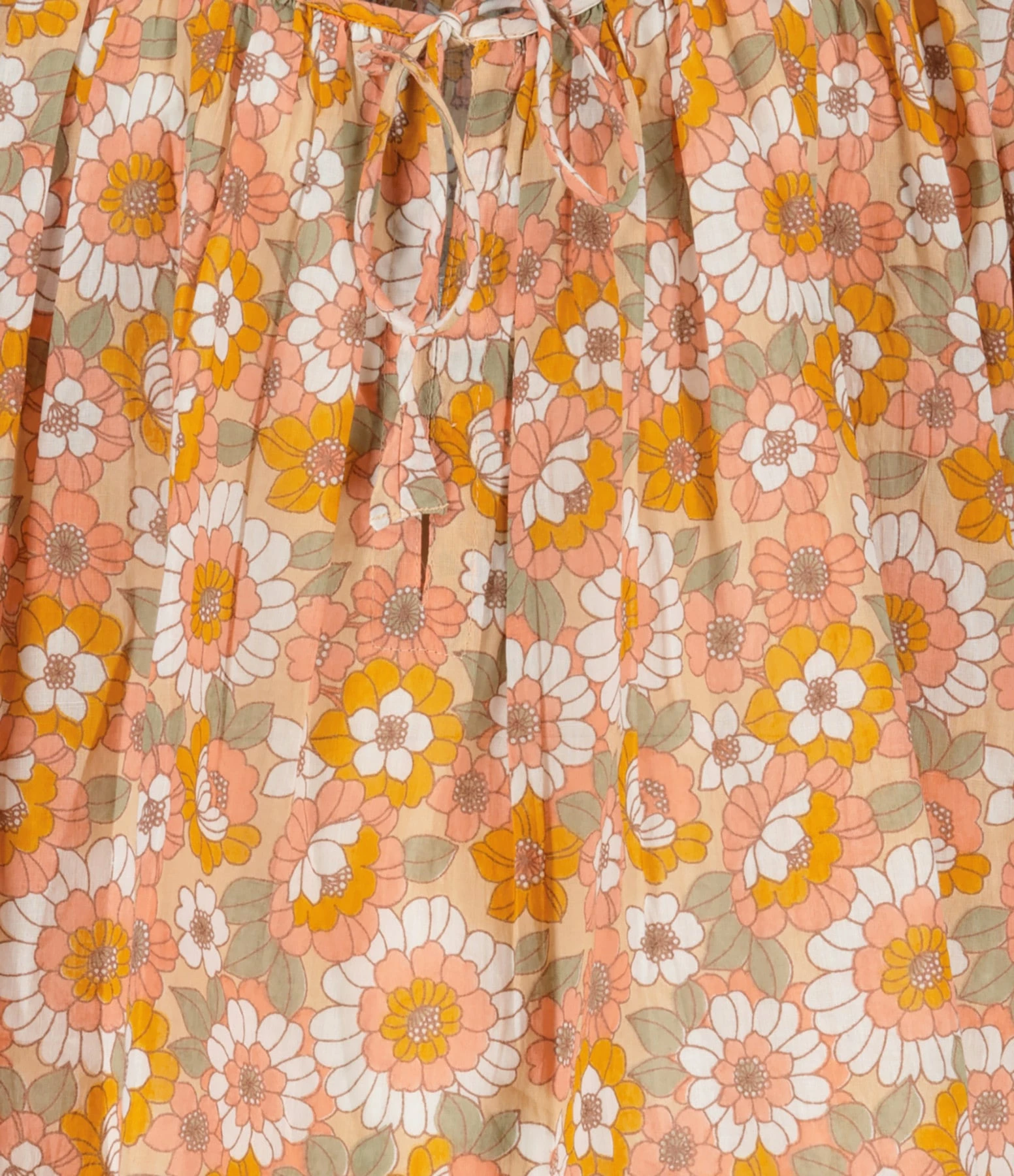 ANTIK BATIK Blouse Blossom Rouille 2 ANTIK BATIK Blouse Blossom Rouille – Image 2