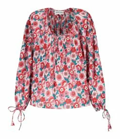 ANTIK BATIK Blouse Blossom Rouge