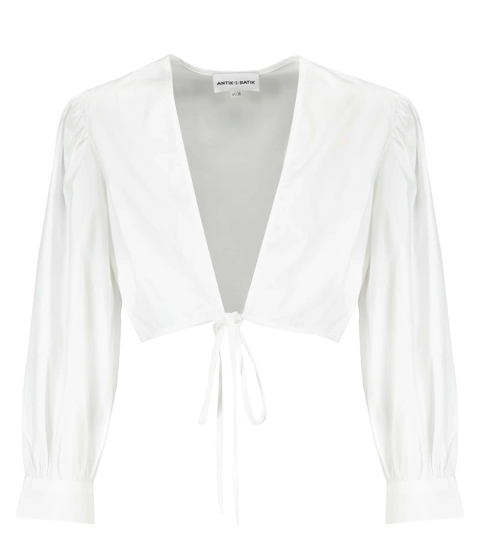 ANTIK BATIK Top Court Karo Blanc 1 ANTIK BATIK Top Court Karo Blanc