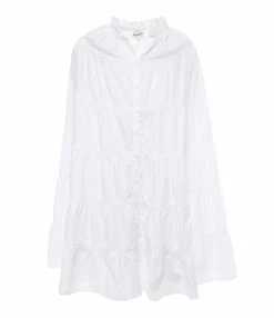 ANTIK BATIK Jupe Longue Karo Blanc