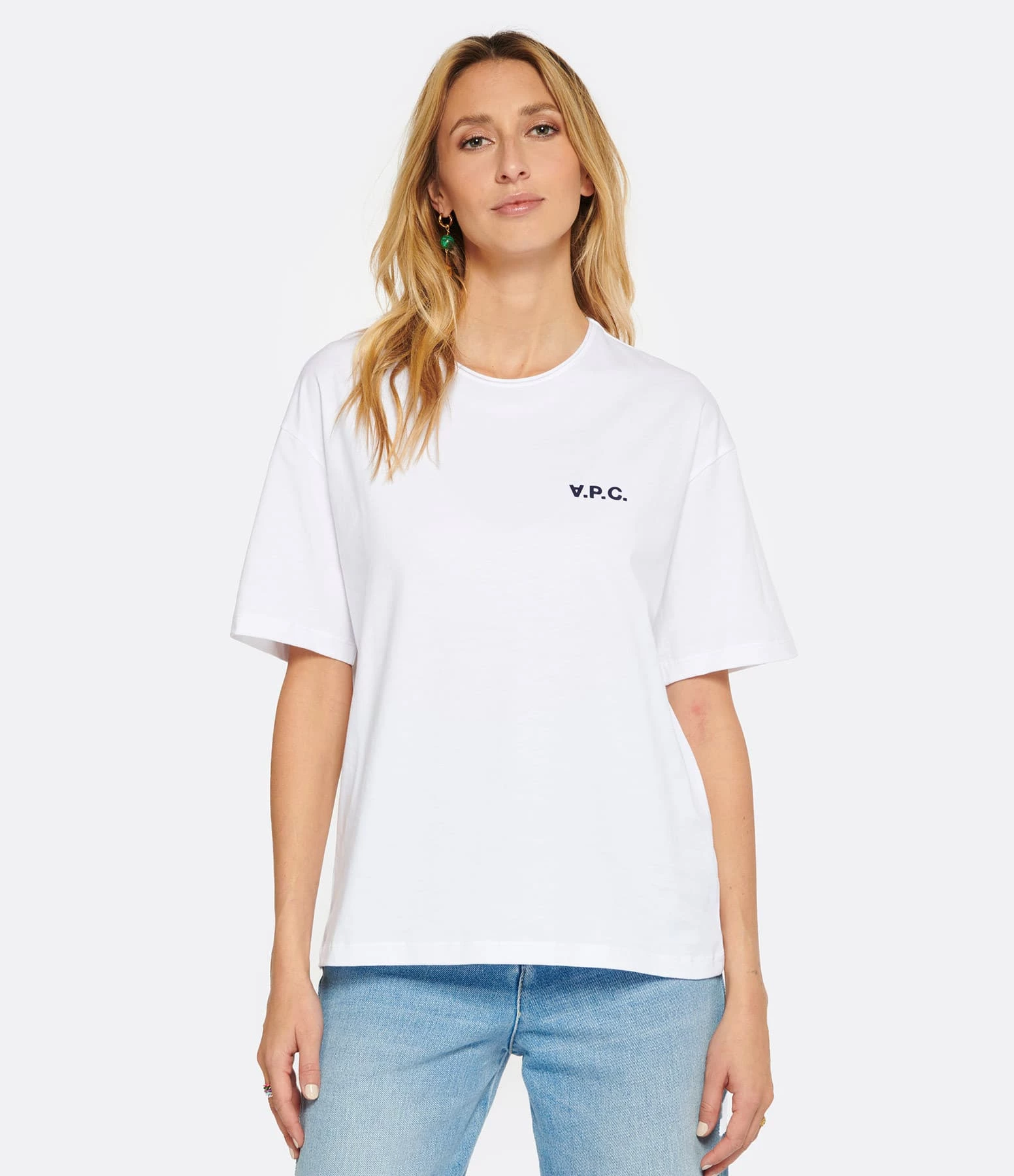 A.P.C. Tee-shirt Karol Coton Blanc 3 A.P.C. Tee-shirt Karol Coton Blanc – Image 3