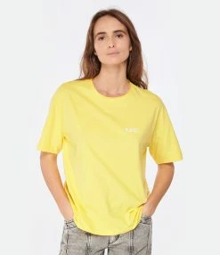 A.P.C. Tee-shirt Karol Coton Jaune 7 A.P.C. Tee-shirt Karol Coton Jaune -Majestic Filatures shop apcco look20221130 182