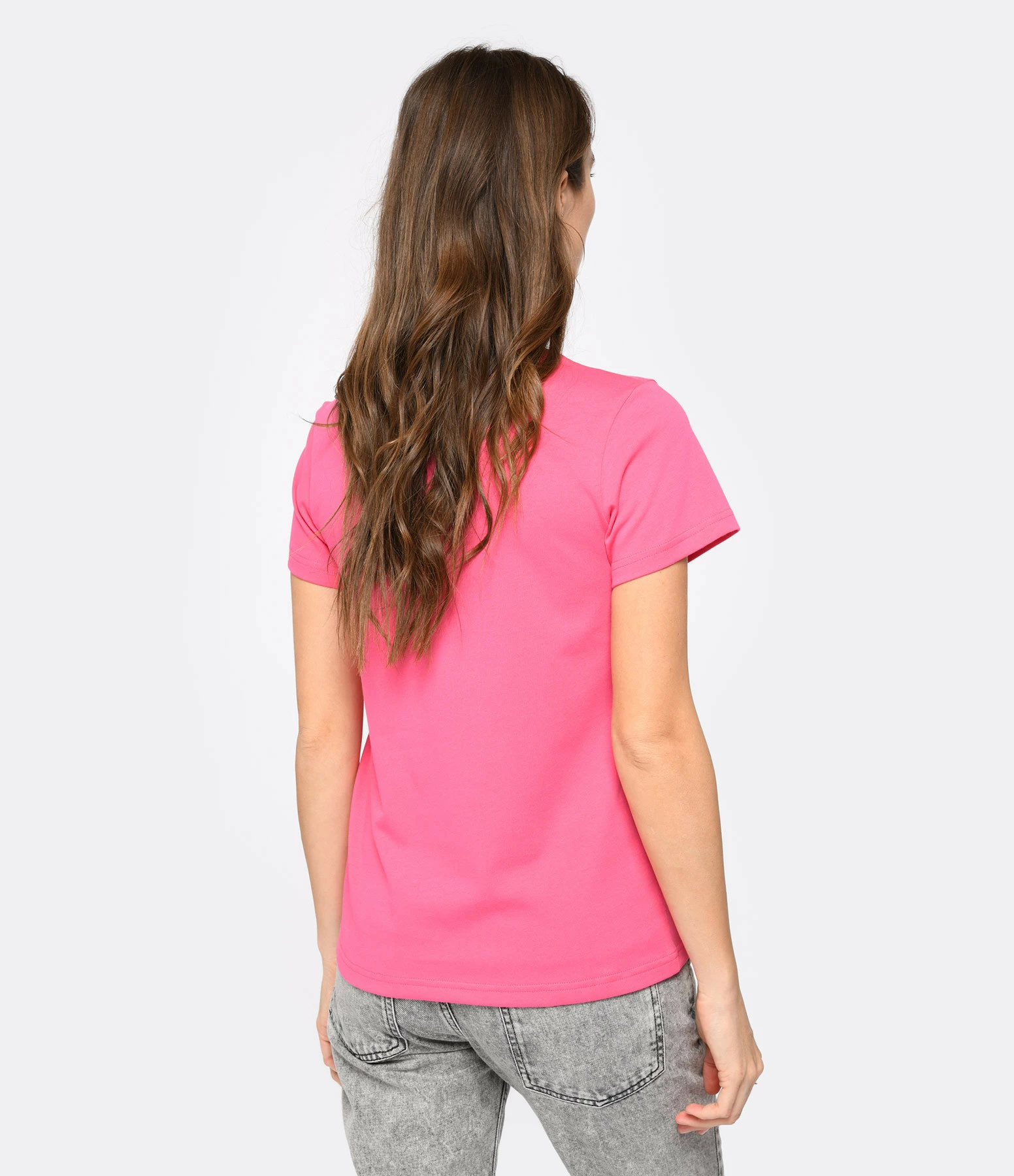A.P.C. Tee-shirt New Denise Coton Rose Vif 4 A.P.C. Tee-shirt New Denise Coton Rose Vif – Image 4
