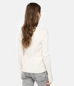 A.P.C. Cardigan Shanya Coton Blanc -Majestic Filatures shop apcco look20221215 125