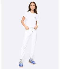 A.P.C. Tee-shirt Denise Coton Blanc -Majestic Filatures shop apcco look20221215 34