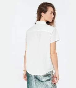 A.P.C. Chemise Marina Coton Blanc -Majestic Filatures shop apcco look20230126 124