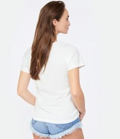 A.P.C. Tee-Shirt Vacances F Coton Blanc -Majestic Filatures shop apcco look20230126 224