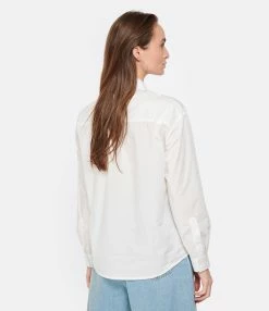 A.P.C. Chemise Boyfriend Logo Blanc -Majestic Filatures shop apcco look20230126 342