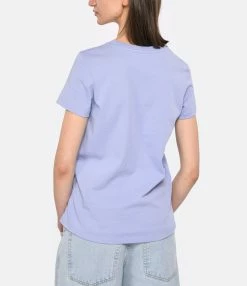 A.P.C. Tee-shirt New Denise Coton Lila -Majestic Filatures shop apcco look20230223 222