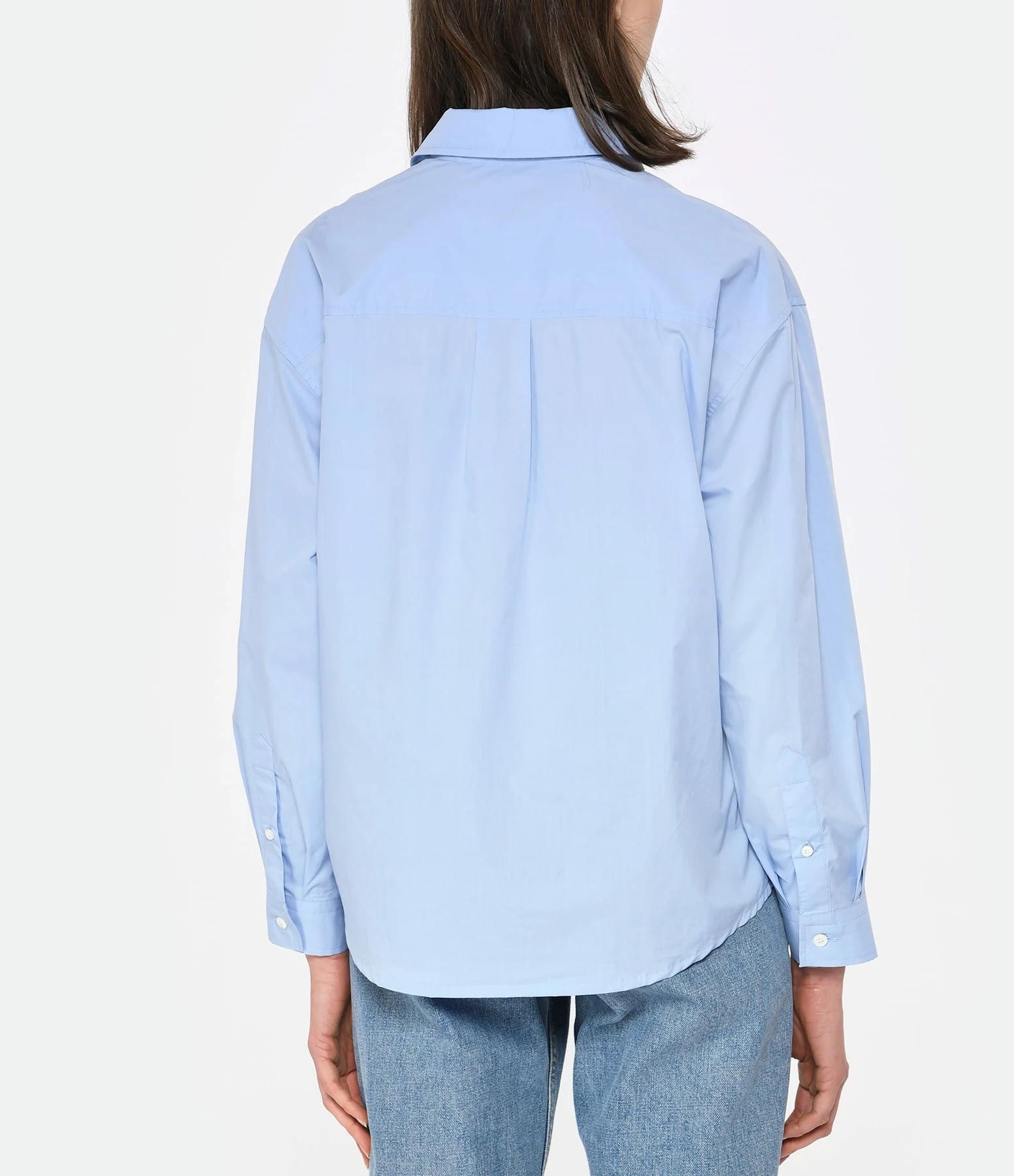A.P.C. Chemise Boyfriend Logo Bleu Clair 4 A.P.C. Chemise Boyfriend Logo Bleu Clair – Image 4
