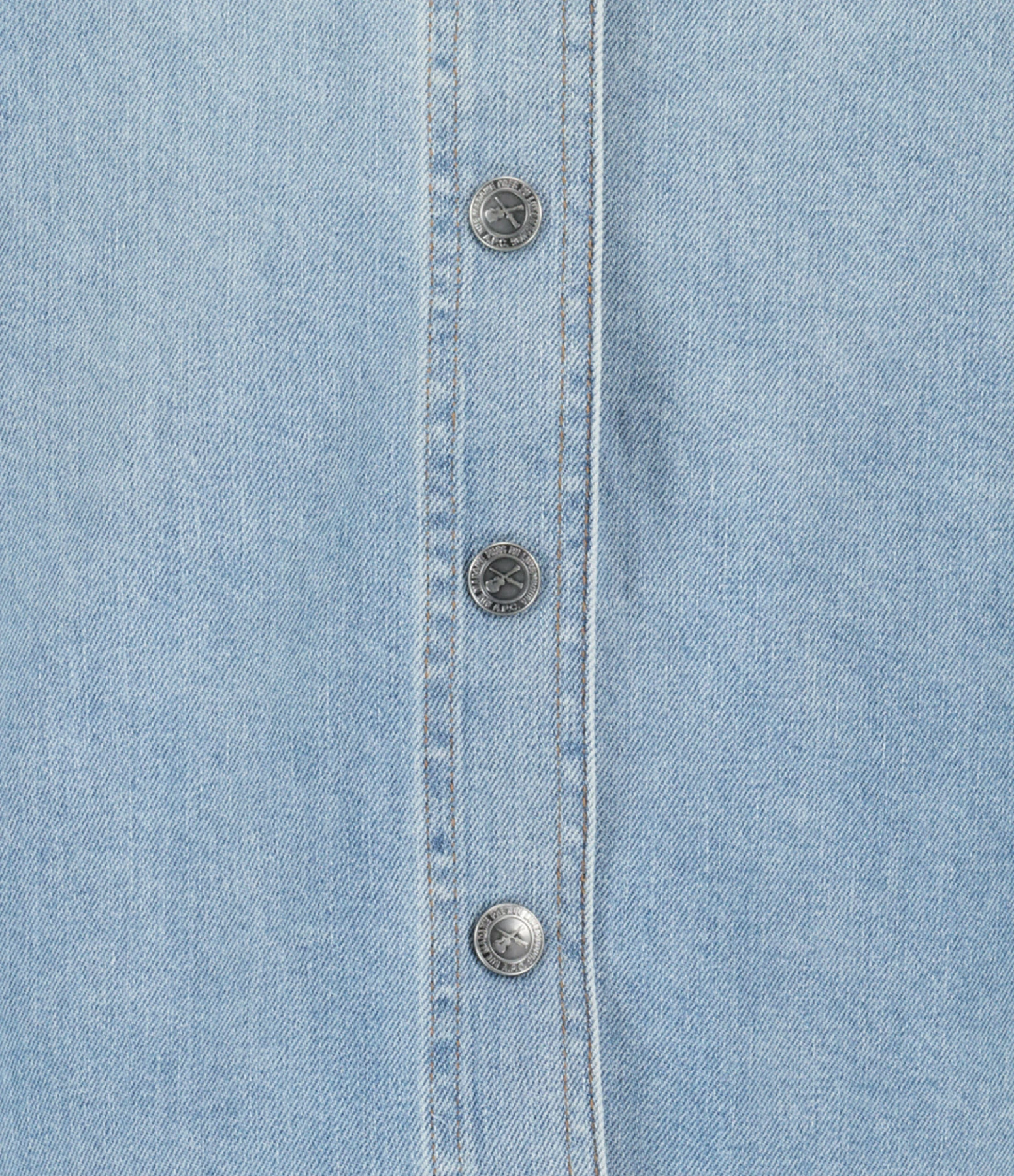 A.P.C. Jupe Paula Coton Indigo Délavé 2 A.P.C. Jupe Paula Coton Indigo Délavé – Image 2