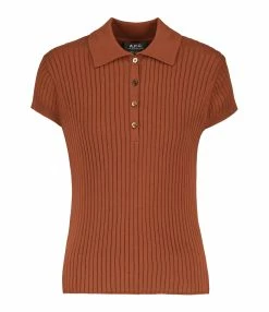 A.P.C. Polo Jess Coton Whiskey