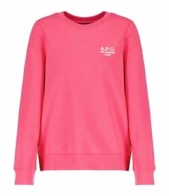 A.P.C. Sweatshirt Skye Coton Rose Vif