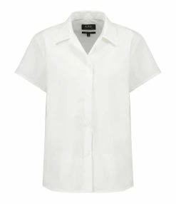 A.P.C. Chemise Marina Coton Blanc