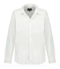 A.P.C. Chemise Boyfriend Logo Blanc
