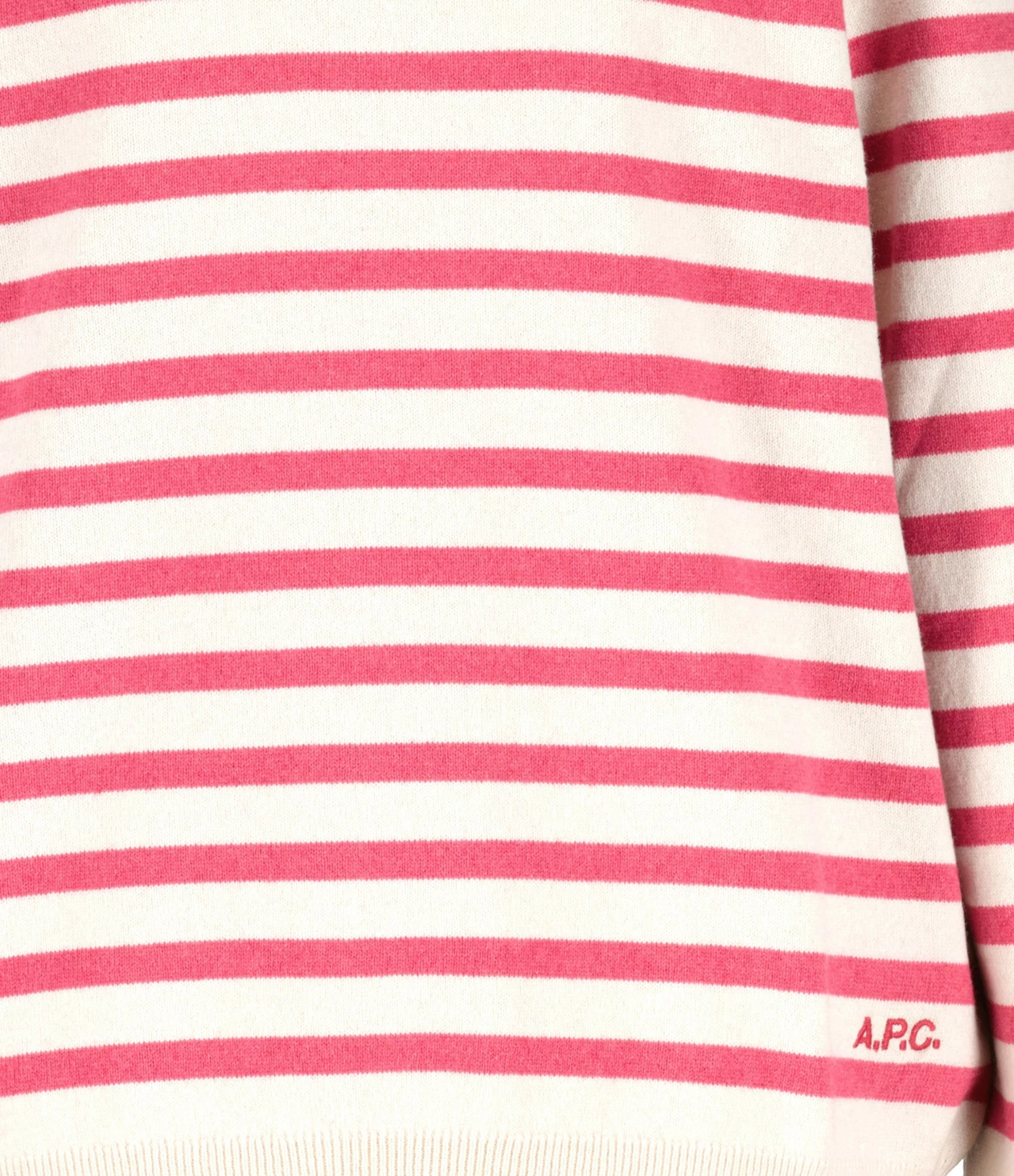 A.P.C. Pull Phoebe Coton Cachemire Blanc Cassé 2 A.P.C. Pull Phoebe Coton Cachemire Blanc Cassé – Image 2