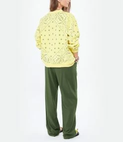 ARIZONA LOVE Sweatshirt Coton Bandana Jaune 10 ARIZONA LOVE Sweatshirt Coton Bandana Jaune -Majestic Filatures shop arizo look20220126 52