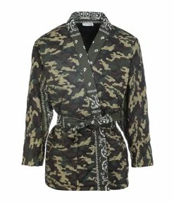 Veste Worker Quilt Camouflage Kaki, Collaboration Arizona Love X Véronika Loubry
