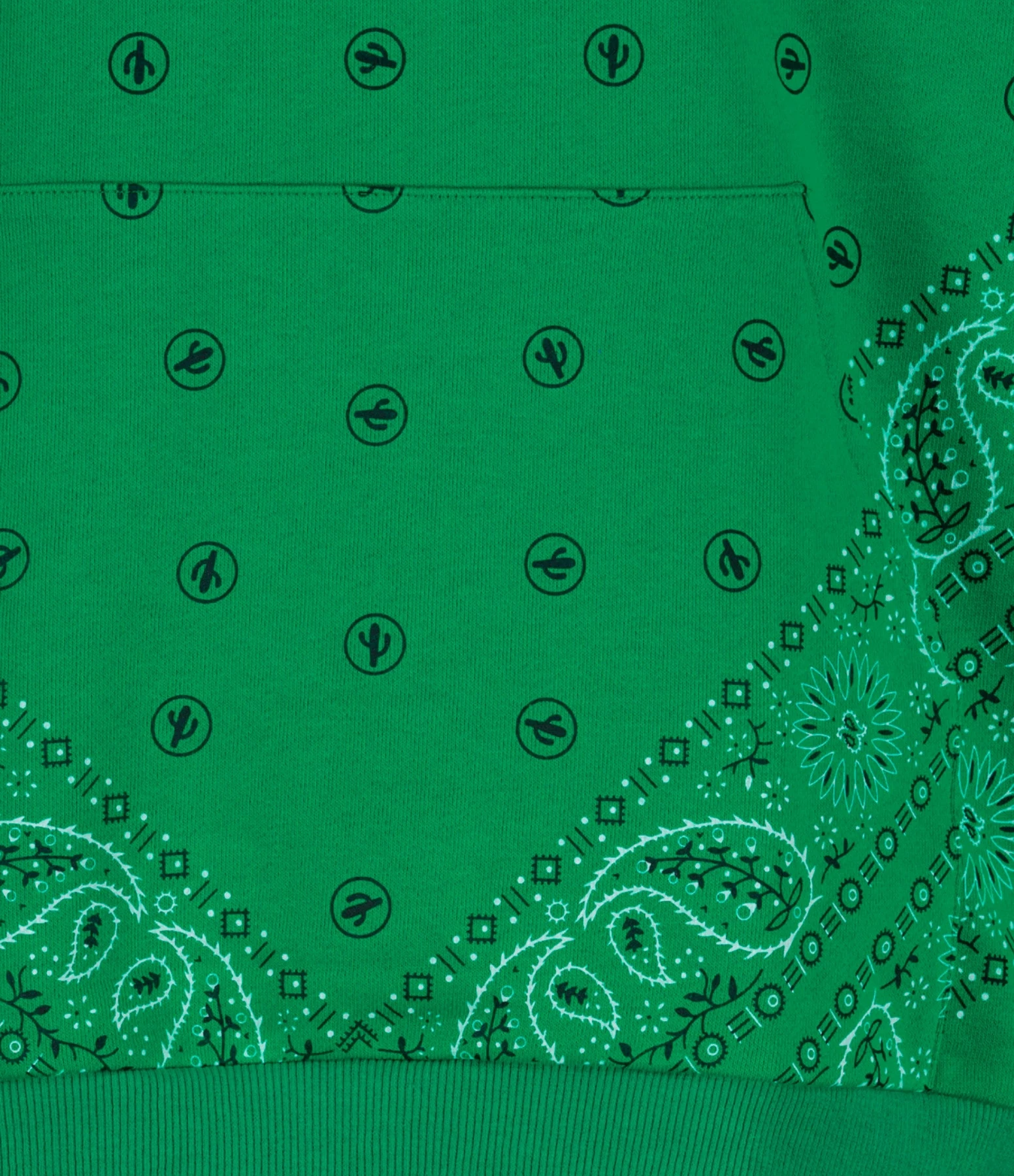 ARIZONA LOVE Sweatshirt Coton Bandana Vert 2 ARIZONA LOVE Sweatshirt Coton Bandana Vert – Image 2