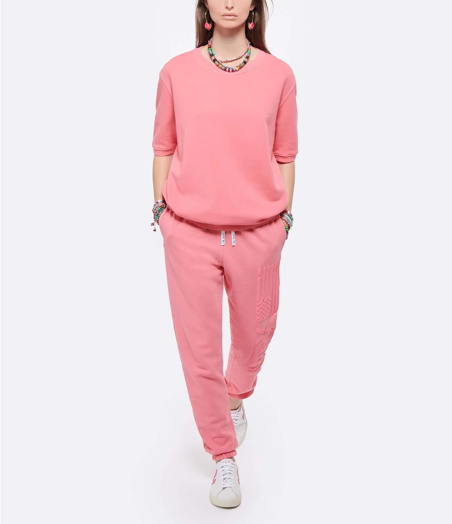 AUTRY Sweatshirt Matchpoint Arrow Rose 4 AUTRY Sweatshirt Matchpoint Arrow Rose – Image 4