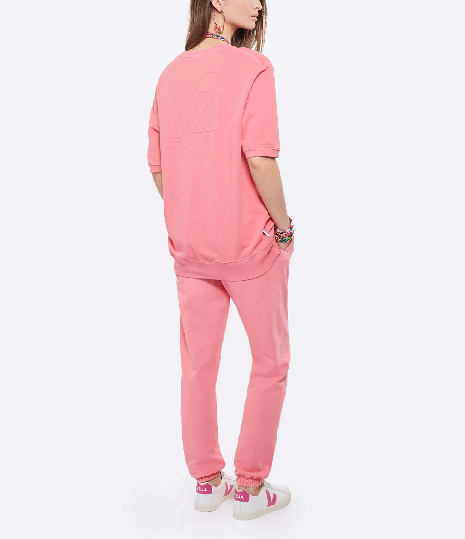 AUTRY Sweatshirt Matchpoint Arrow Rose 5 AUTRY Sweatshirt Matchpoint Arrow Rose – Image 5