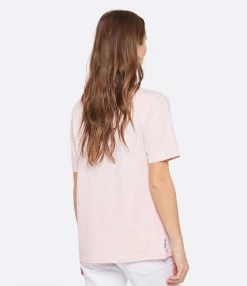AUTRY Tee-shirt Tennis Academy Coton Rose -Majestic Filatures shop autry look20221220 189