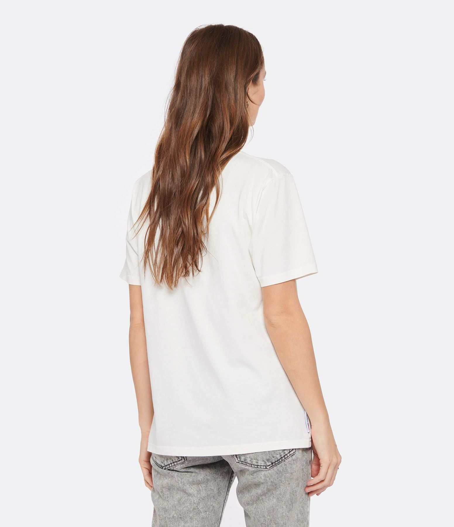 AUTRY Tee-shirt Iconic Action Coton Blanc 5 AUTRY Tee-shirt Iconic Action Coton Blanc – Image 5