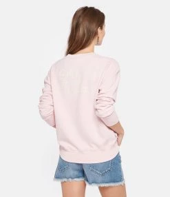 AUTRY Sweatshirt Tennis Academy Coton Rose -Majestic Filatures shop autry look20221220 396