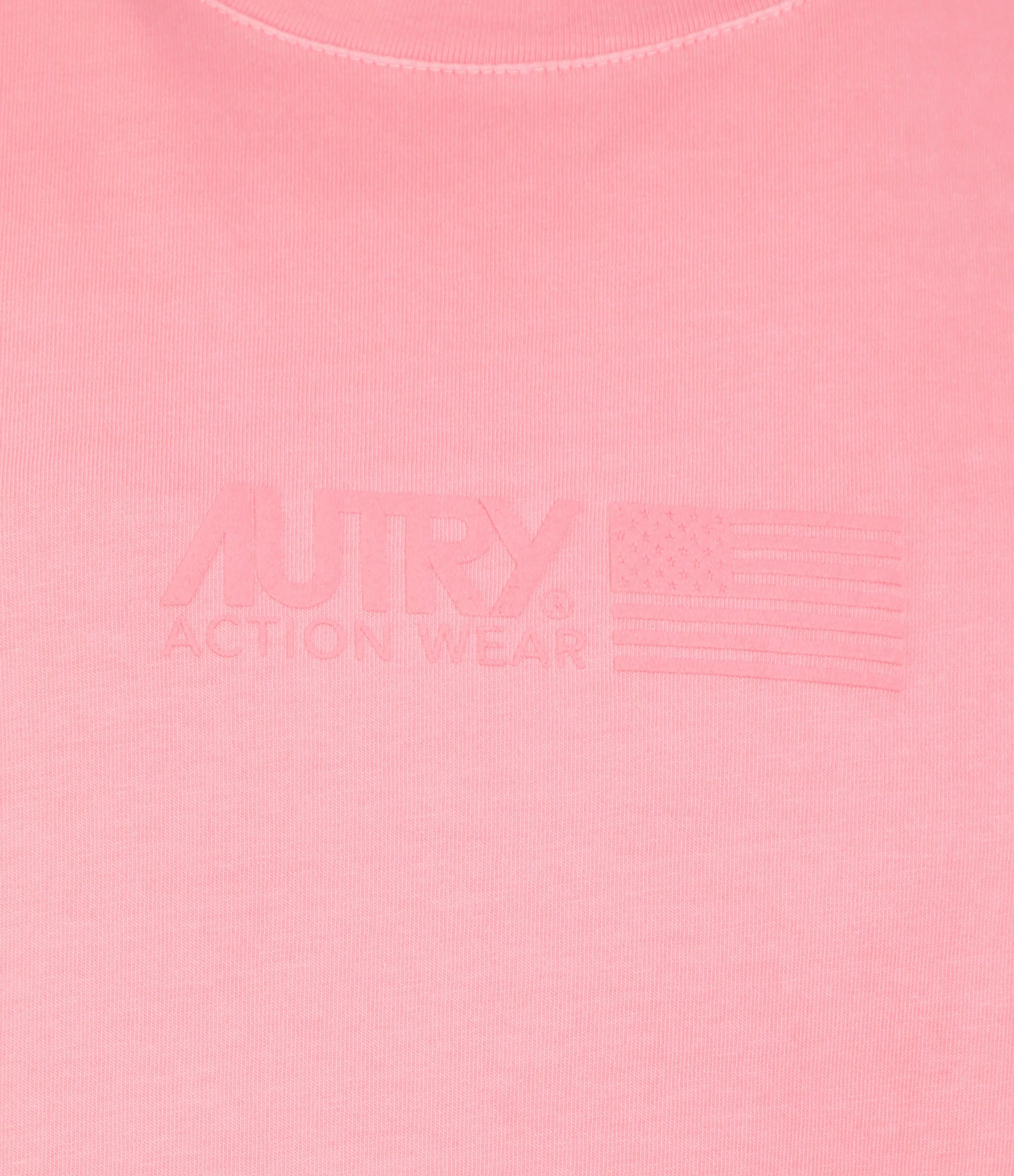 AUTRY Tee-shirt Matchpoint Flag Rose 2 AUTRY Tee-shirt Matchpoint Flag Rose – Image 2
