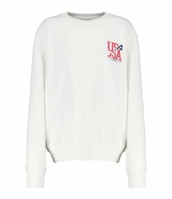 AUTRY Sweatshirt Iconic Action Blanc Coton