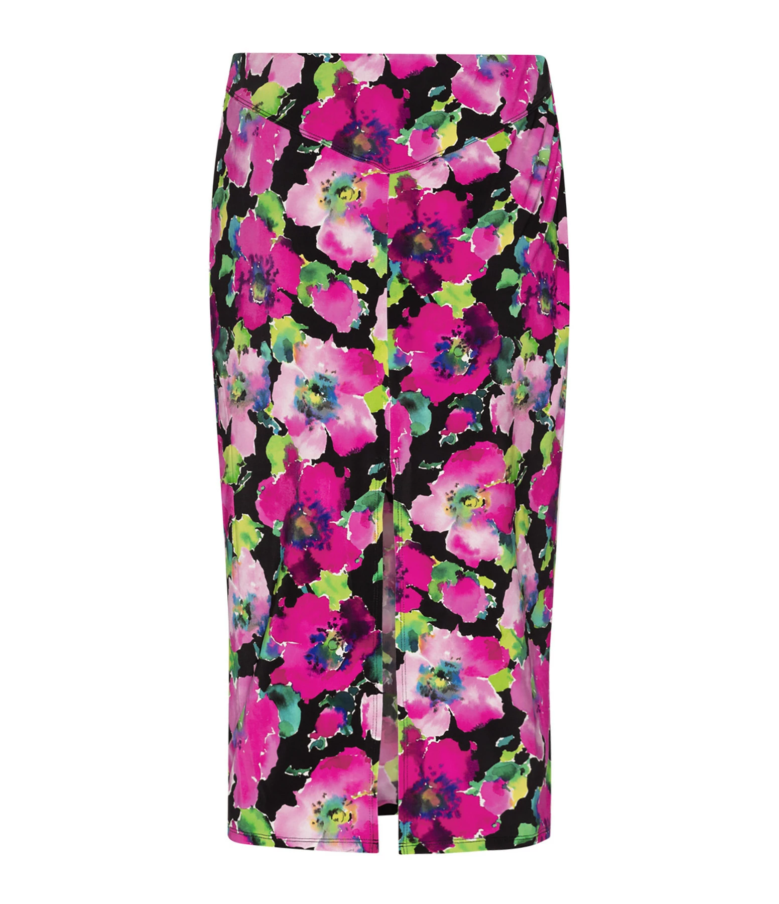 ROTATE Jupe Crayon Mi-Longue Imprimé Rose 1 ROTATE Jupe Crayon Mi-Longue Imprimé Rose