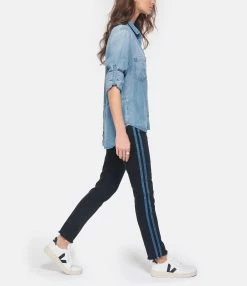 Bella Dahl Chemise Split Back Button Down Medium Ombre 8 Bella Dahl Chemise Split Back Button Down Medium Ombre -Majestic Filatures shop bella look20190131 244 1 1