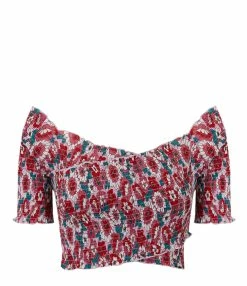 ANTIK BATIK Top Blossom Rouge