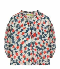 CHUFY Blouse Nora Coton Imprimé Sicily Red