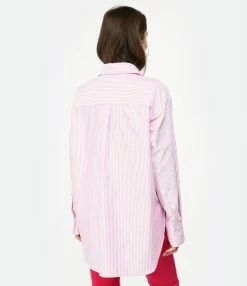 CLOSED Chemise Coton Bio Rose Orchidée -Majestic Filatures shop close look20221227 253