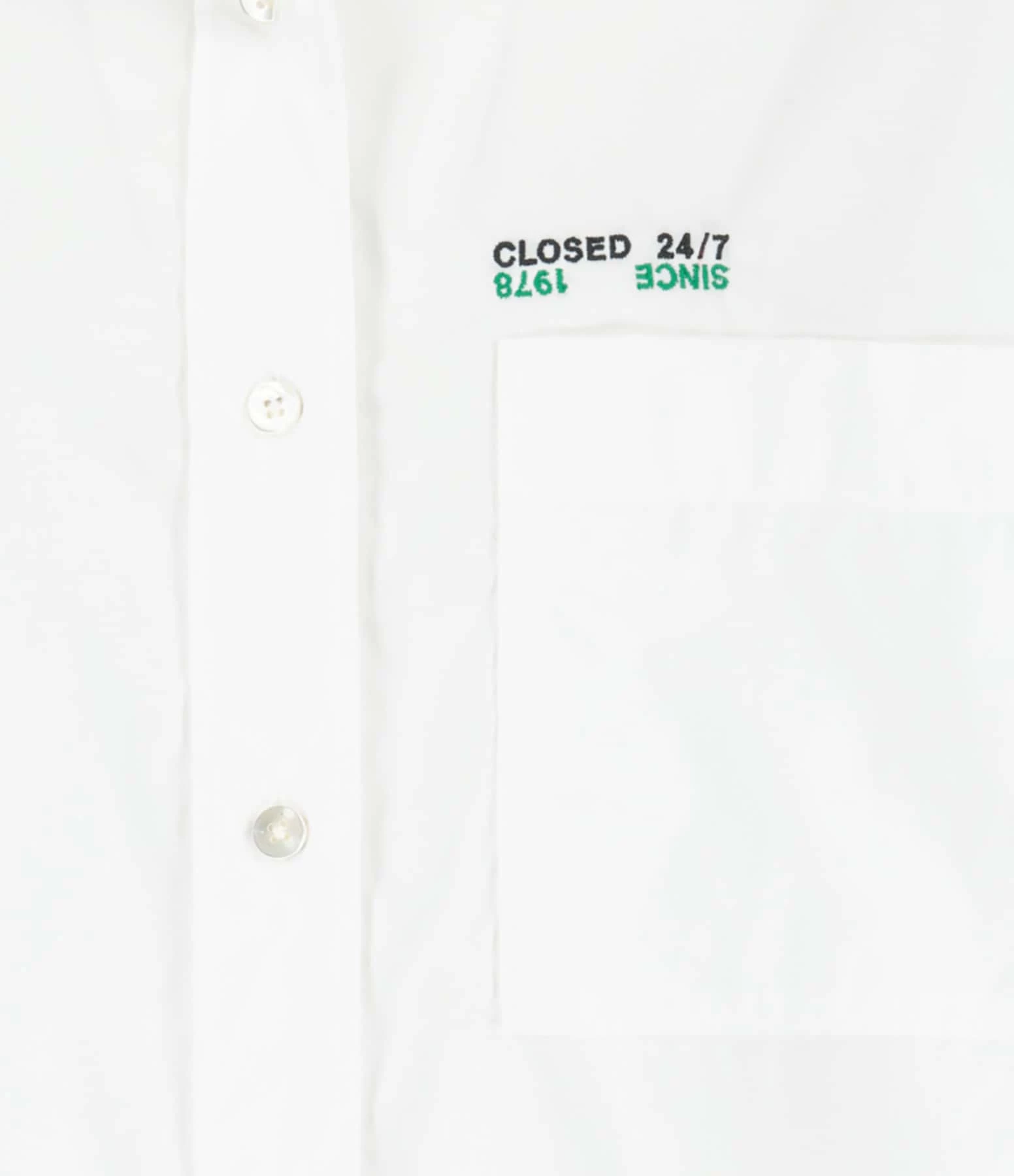 CLOSED Chemise Coton Bio Blanc 2 CLOSED Chemise Coton Bio Blanc – Image 2