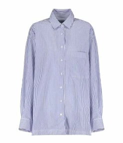 CLOSED Chemise Coton Bio Bleu Blanc