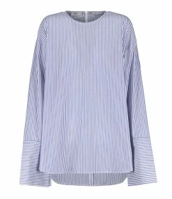 CLOSED Blouse Coton Bio Bleu Blanc