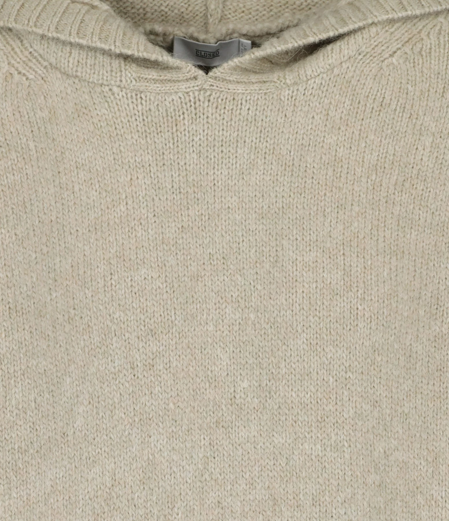 CLOSED Pull Sans Manches Capuche Alpaga Gris Marbré 2 CLOSED Pull Sans Manches Capuche Alpaga Gris Marbré – Image 2