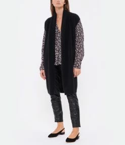 CT PLAGE Gilet Sans Manches Raccoon Noir -Majestic Filatures shop ctpla look20220713 147