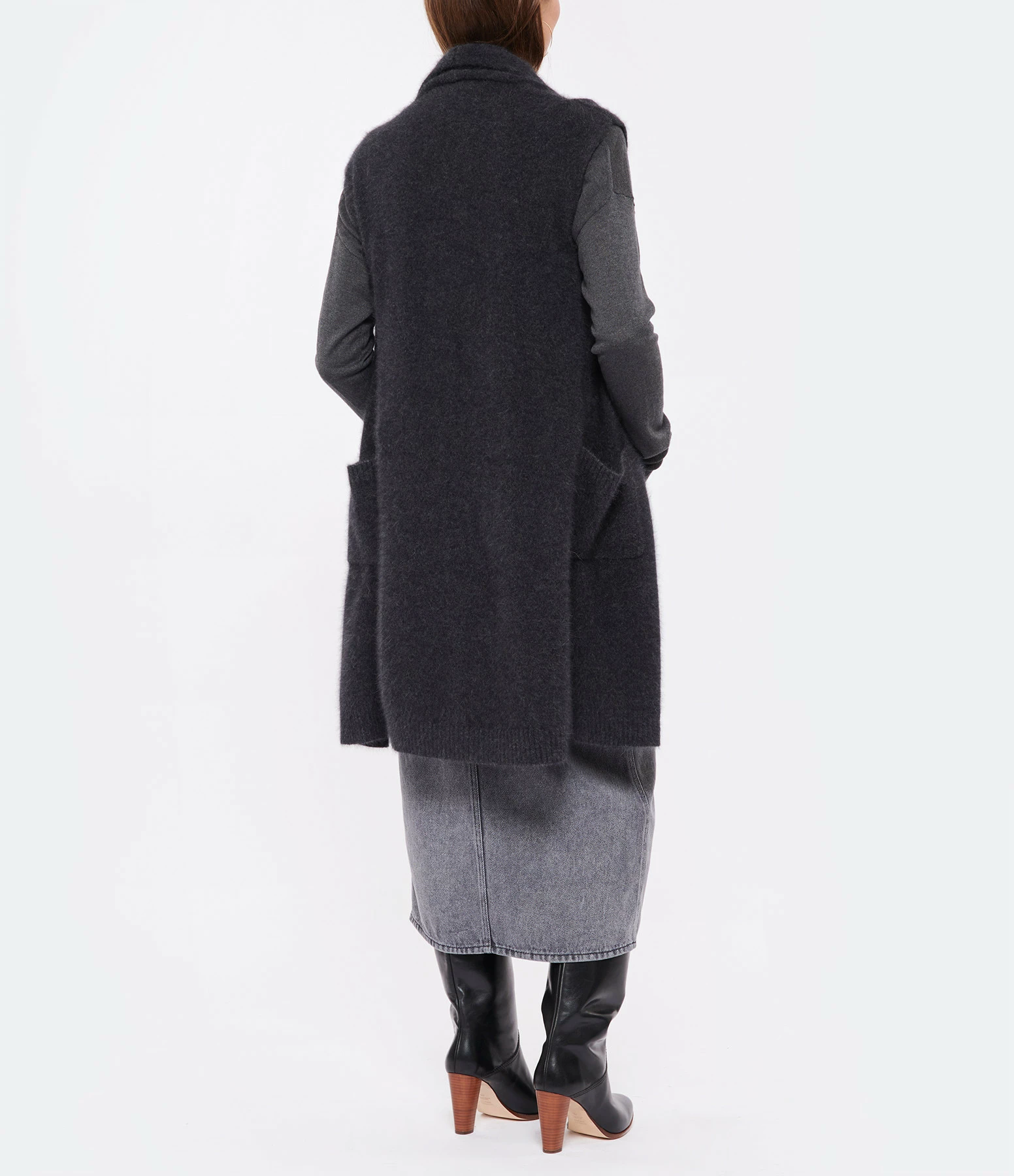 CT PLAGE Gilet Sans Manches Raccoon Gris 4 CT PLAGE Gilet Sans Manches Raccoon Gris – Image 4