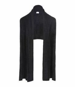 CT PLAGE Gilet Étole Raccon Gris