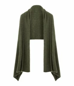 CT PLAGE Gilet Étole Raccon Kaki